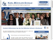 Tablet Screenshot of karl-muechler-schule.de